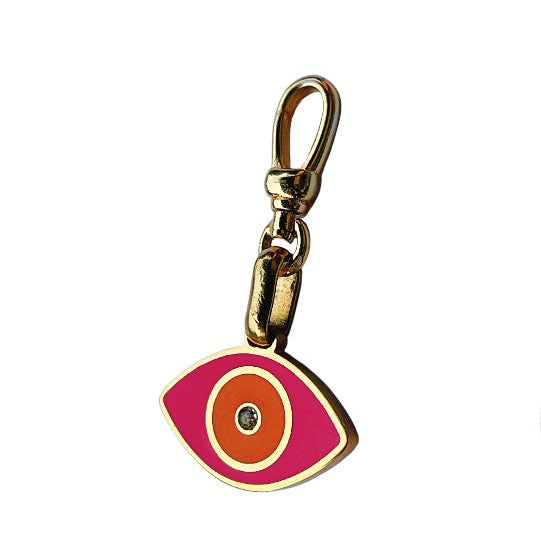 Evil Eye Pink Charm