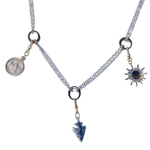 Going The Distance Charm Necklace