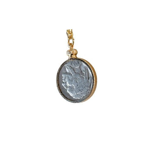 Buffalo Indian Coin Charm