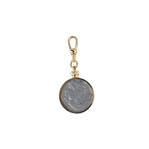 Buffalo Indian Coin Charm